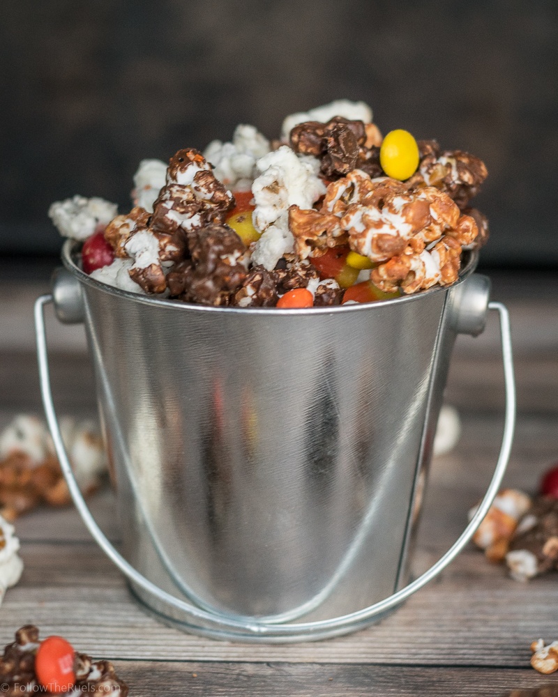 Peanut Butter Chocolate Popcorn Recipe (Easy Dessert) | HeyFood — Meal ...