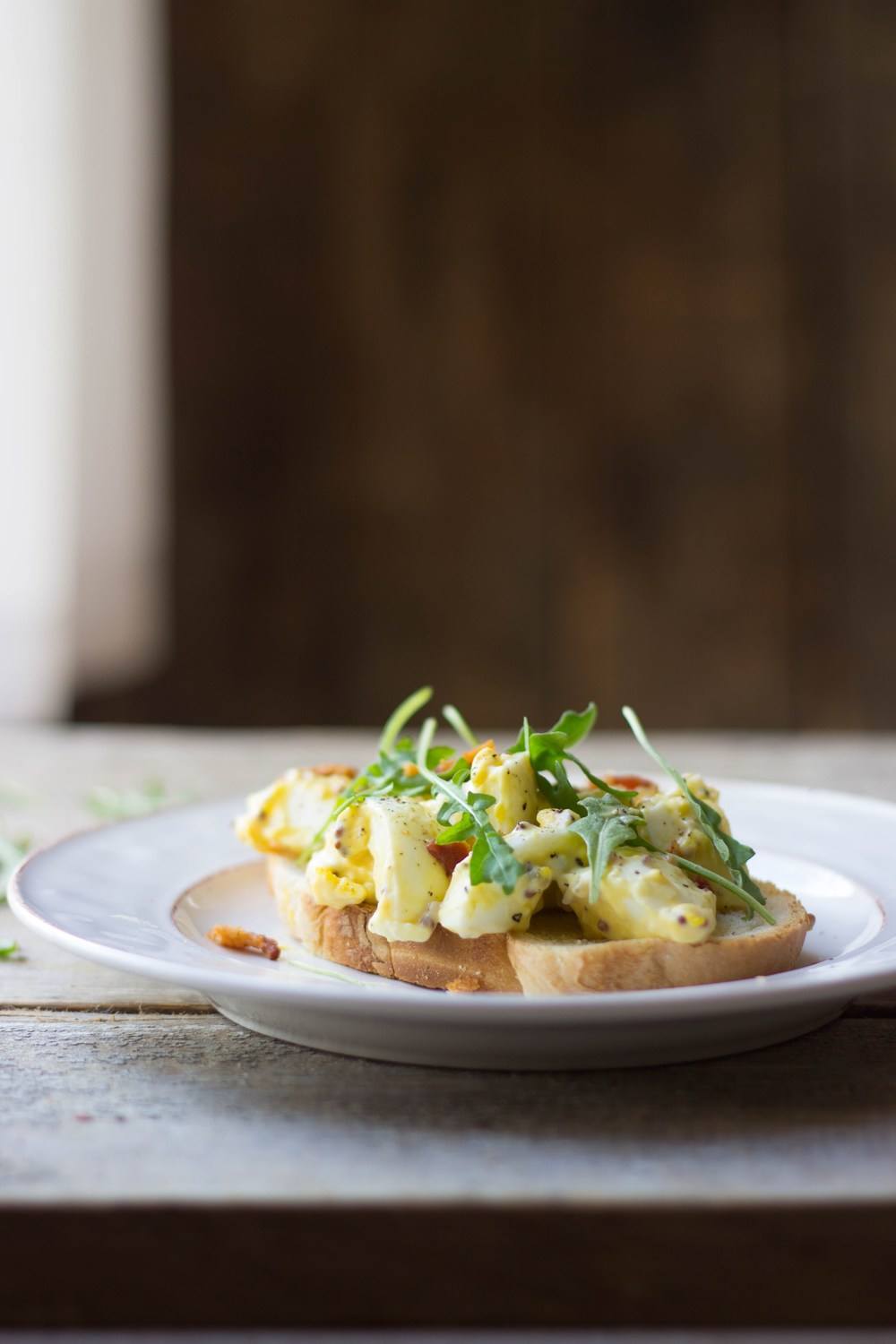 Grown-Up Egg Salad Sandwiches Recipe | HeyFood — heyfoodapp.com