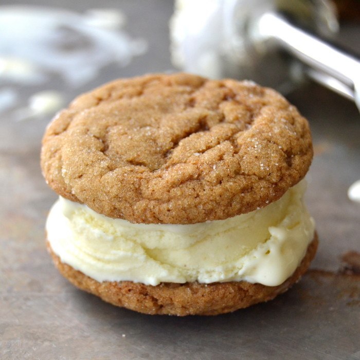 Nutmeg and Ginger Ice Cream Sandwiches Recipe | HeyFood — heyfoodapp.com