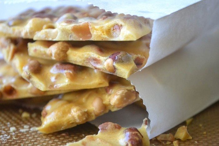 Easy Microwave Peanut Brittle Recipe | HeyFood — heyfoodapp.com