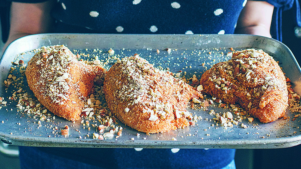 Coconut Almond Chicken Recipe | HeyFood — heyfoodapp.com