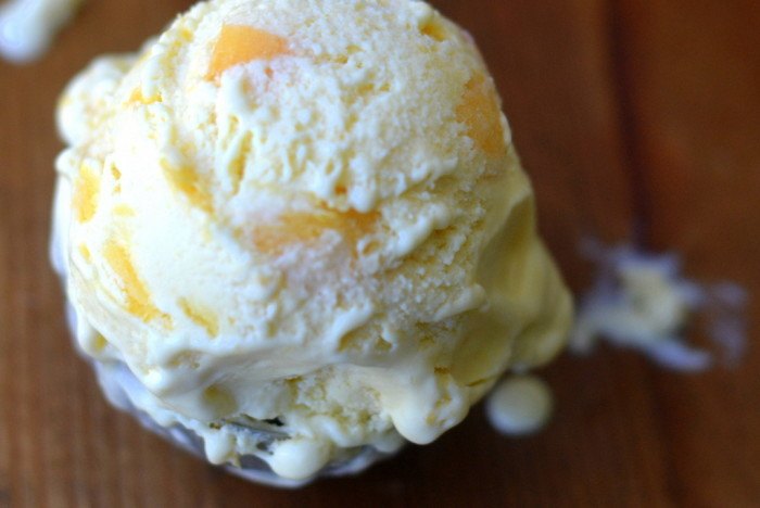 Old Fashioned Peach Buttermilk Ice Cream Recipe | HeyFood — heyfoodapp.com