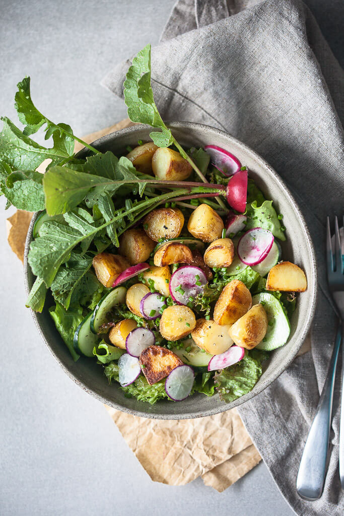 Spring Potato Salad with Balsamic Vinaigrette  Recipe | HeyFood — heyfoodapp.com