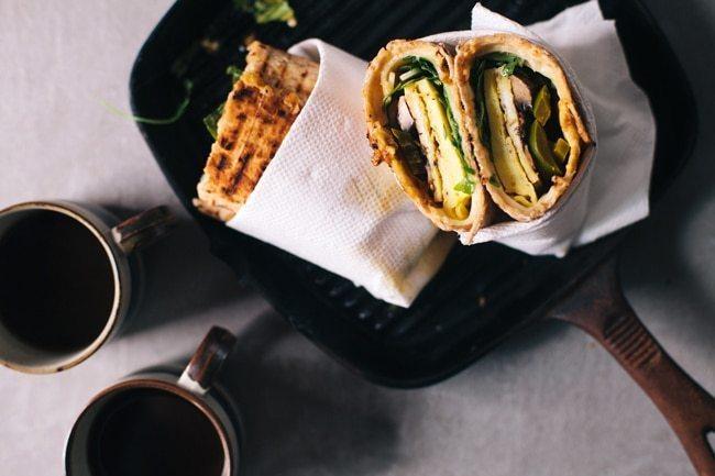 Spicy Egg and Mushroom Wrap (aka. The Hangover Cure) Recipe | HeyFood — heyfoodapp.com