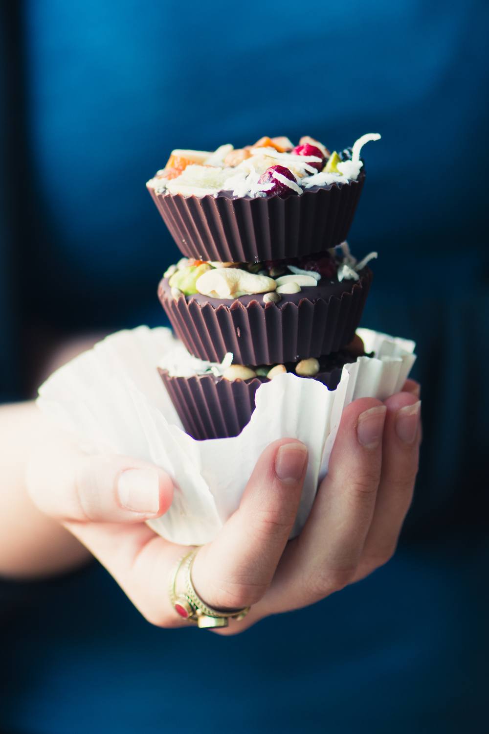 Detox Dark Chocolate Almond Butter Cups Recipe | HeyFood — heyfoodapp.com