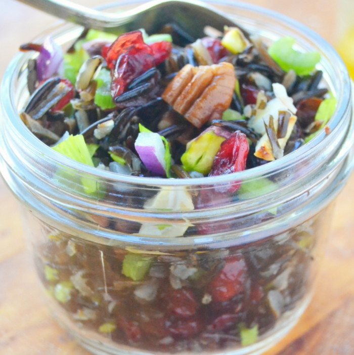 Wild Rice Salad with Cranberries and Nuts Recipe | HeyFood — heyfoodapp.com