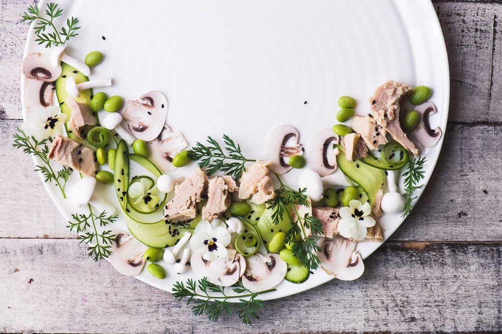 Pretty Plated Tuna Salad Recipe | HeyFood — heyfoodapp.com