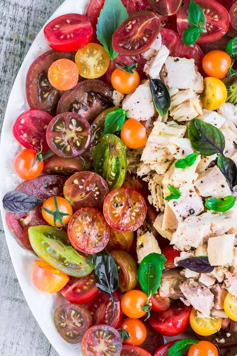 Summer Tomato and Tuna Salad Recipe | HeyFood — heyfoodapp.com