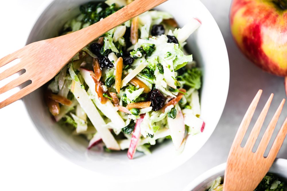 Broccoli Honeycrisp Slaw Recipe | HeyFood — heyfoodapp.com