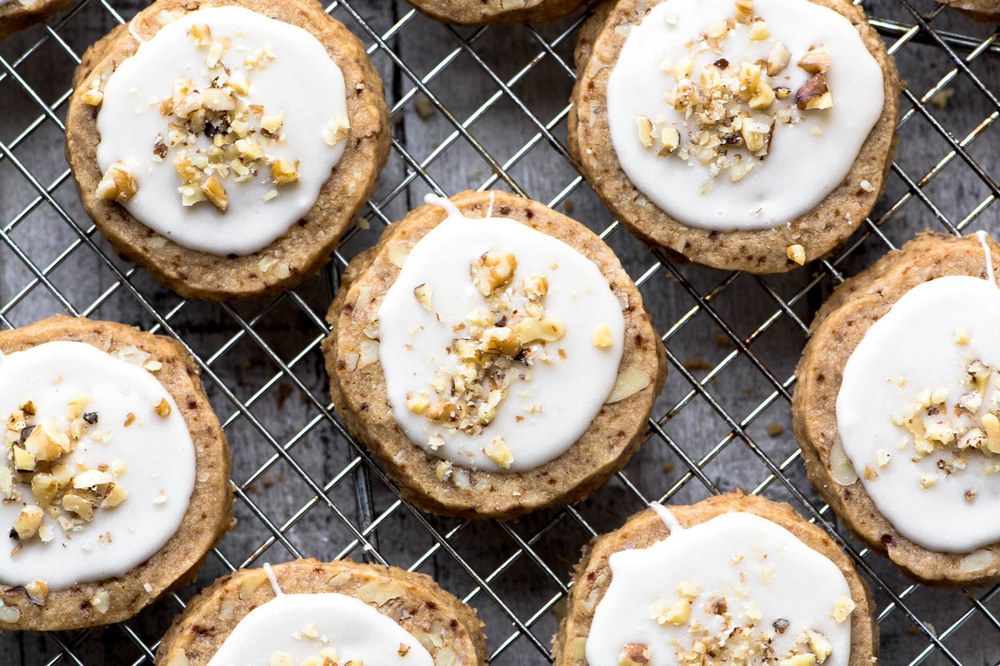 Maple Walnut Shortbread Cookies Recipe | HeyFood — heyfoodapp.com