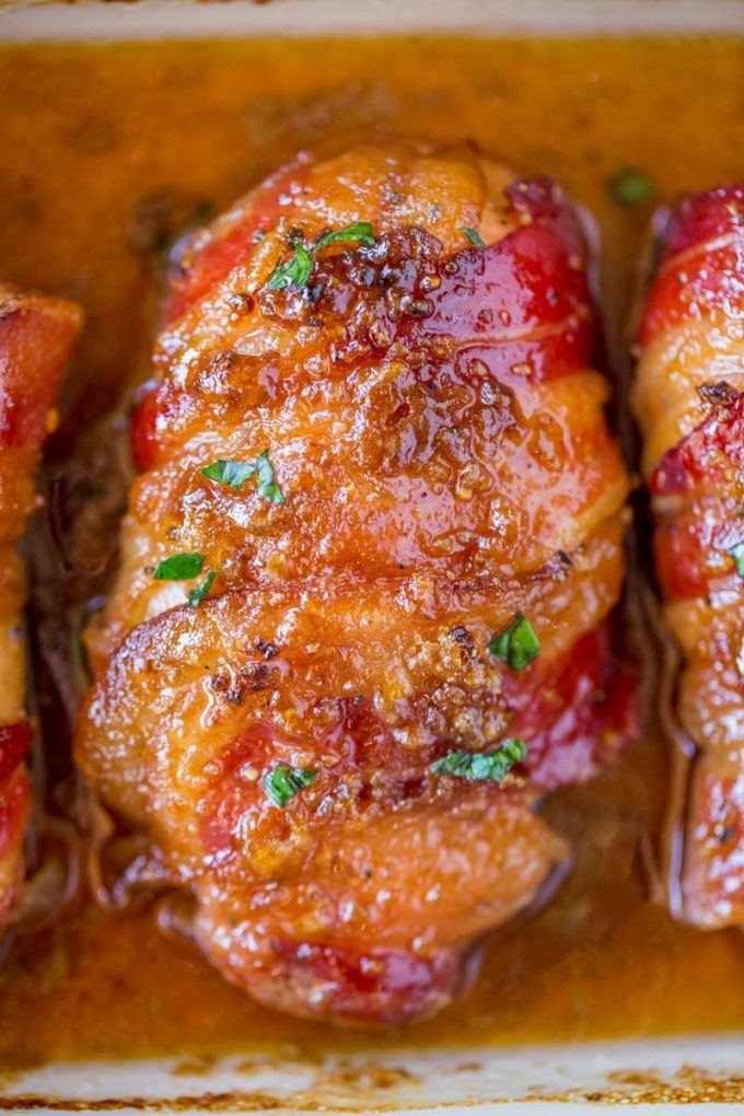 Bacon Brown Sugar Garlic Chicken Recipe | HeyFood — heyfoodapp.com