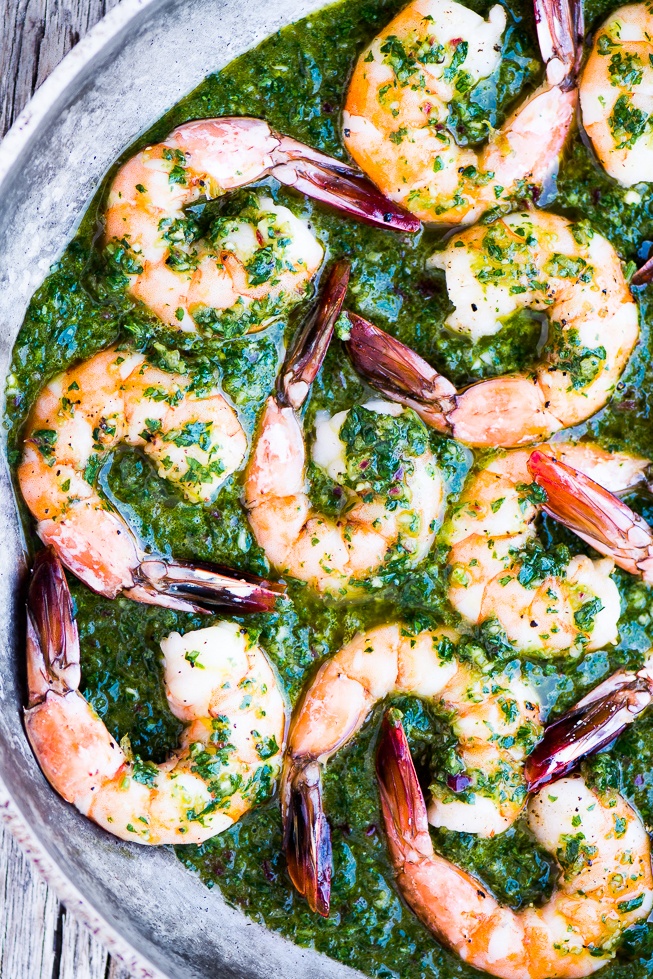 Chimichurri Shrimp Recipe | HeyFood — heyfoodapp.com