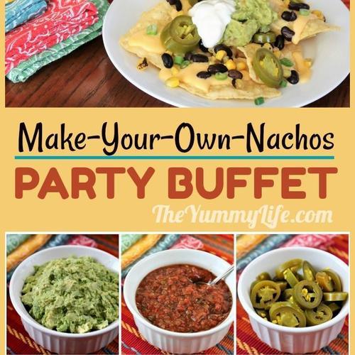 A Make-Your-Own-Nachos Party Buffet