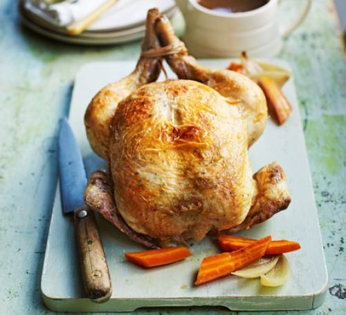 Slow Cooker Roast Chicken Recipe | HeyFood — heyfoodapp.com