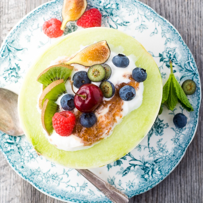 Melon Breakfast Bowls Recipe | HeyFood — heyfoodapp.com