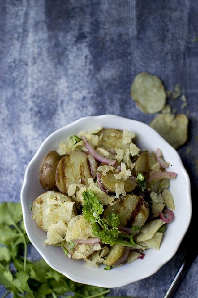 Grilled Potato Salad Recipe | HeyFood — heyfoodapp.com