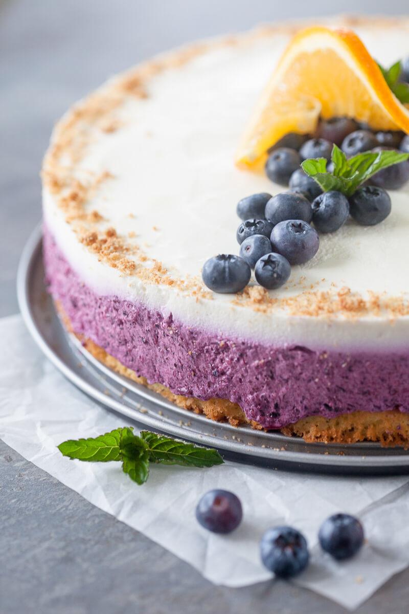 Blueberry Cake with Quark Cream Recipe | HeyFood — heyfoodapp.com