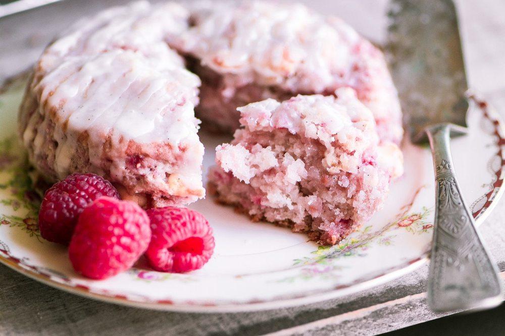 Raspberry White Chocolate Scones Recipe | HeyFood — heyfoodapp.com