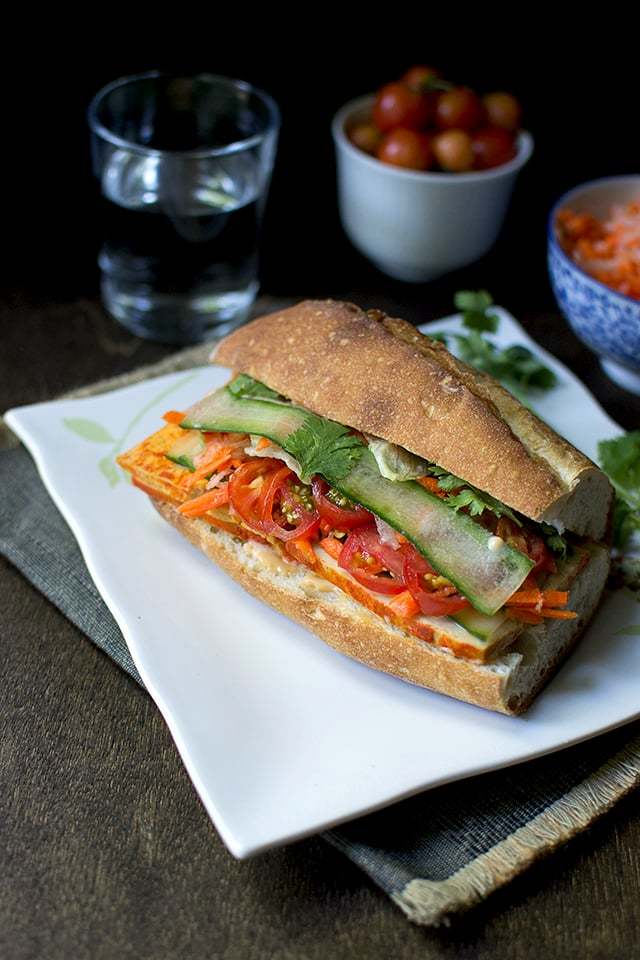 Vegan Bánh mì Sandwich Recipe | HeyFood — heyfoodapp.com