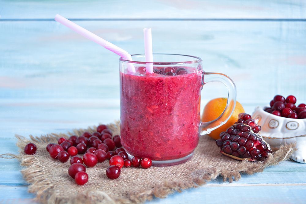 Cranberry Tangerine Pomegranate Smoothie Recipe | HeyFood — heyfoodapp.com