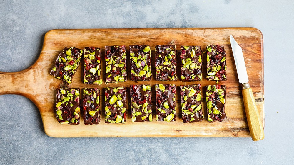 Cranberry and Pistachio Fudge Recipe | HeyFood — heyfoodapp.com