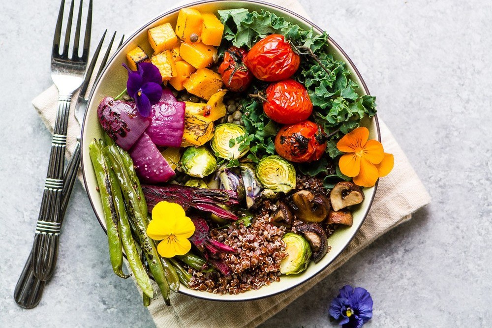 Roasted Veggie Winter Bliss Bowl and 15 other blissful recipes Recipe | HeyFood — heyfoodapp.com