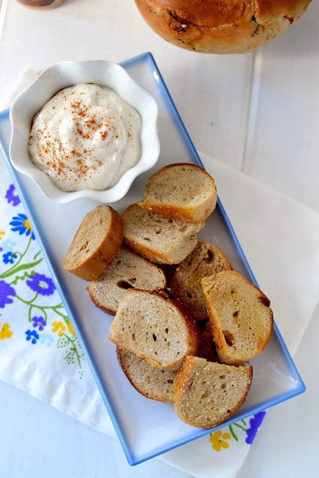 Bagel Chips with Cinnamon Sugar Recipe | HeyFood — heyfoodapp.com