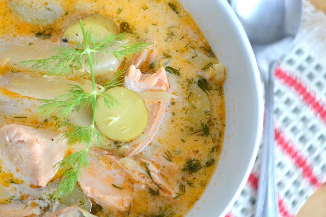 Springtime Salmon and Fennel Chowder Recipe | HeyFood — heyfoodapp.com