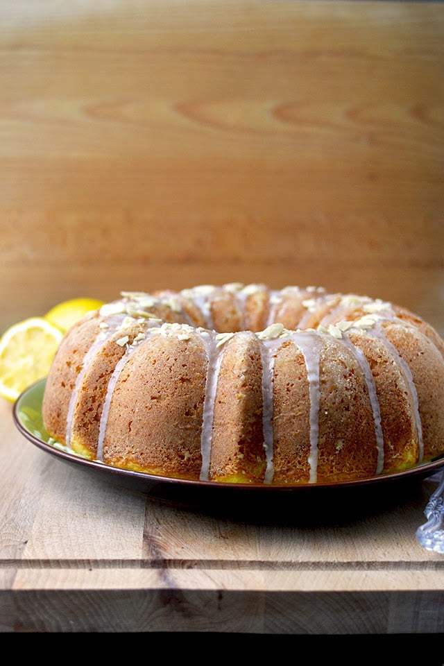 Lemon Almond Ricotta Bundt Cake Recipe | HeyFood — heyfoodapp.com