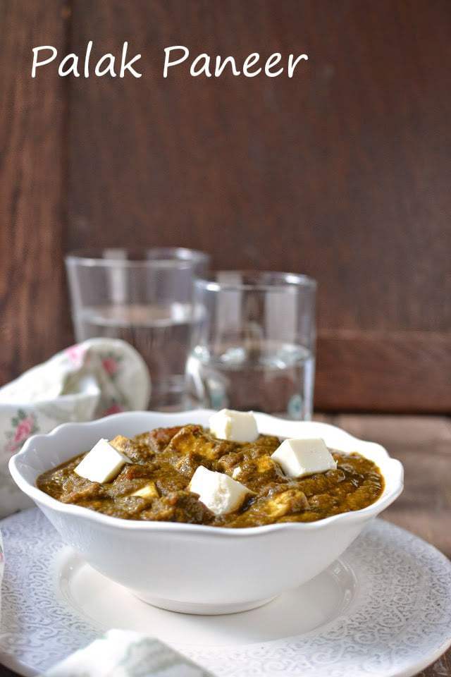 Palak Paneer (Curried Spinach & Cottage Cheese) Recipe | HeyFood — heyfoodapp.com