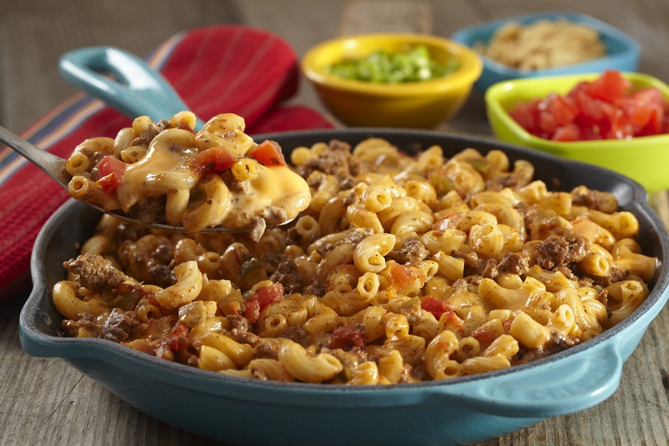 VELVEETAÂ® Taco Mac & Cheese Recipe | HeyFood — heyfoodapp.com