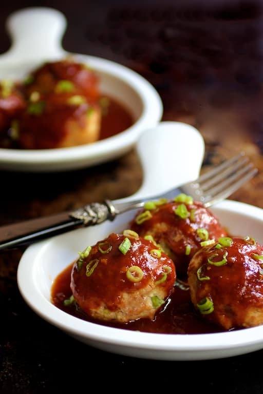 Asian Barbecue Chicken Meatballs Recipe | HeyFood — heyfoodapp.com
