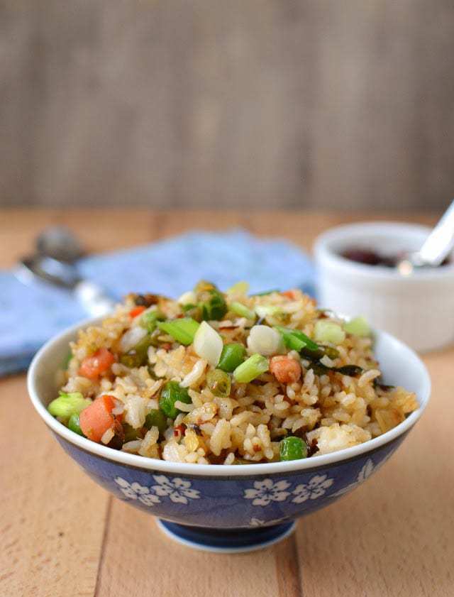 Schezwan Fried Rice with Vegetable Manchurian Recipe | HeyFood — heyfoodapp.com