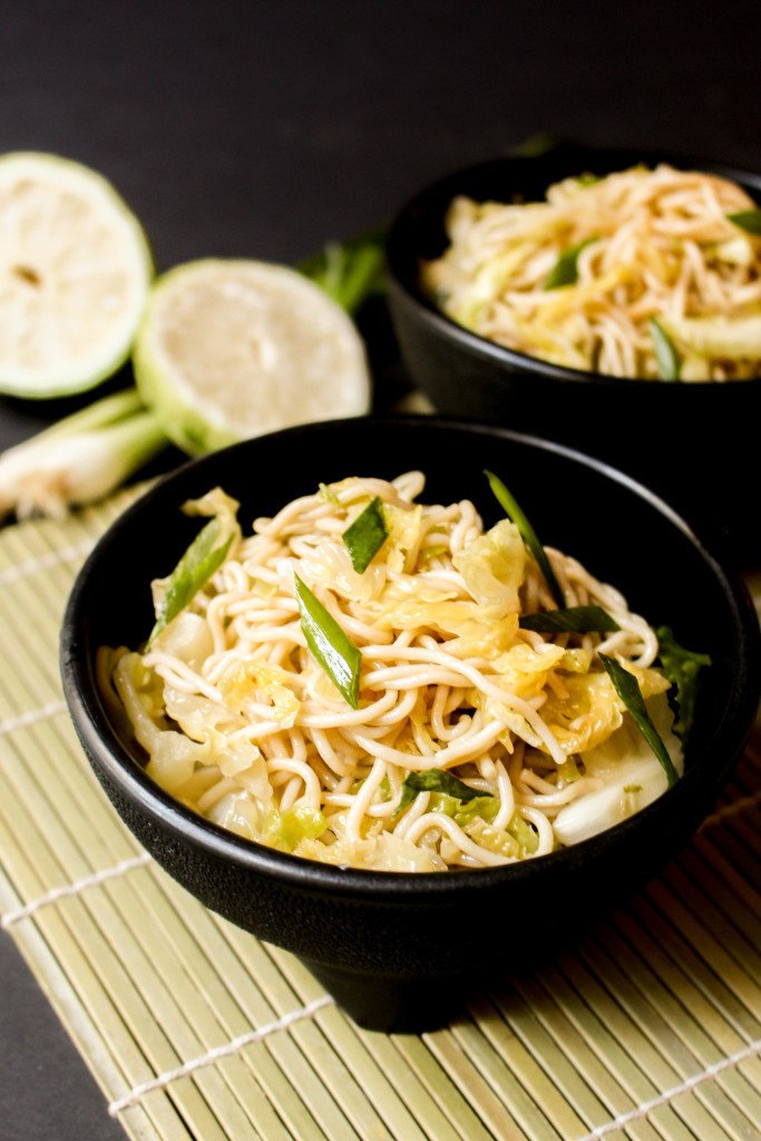 Sesame and Cabbage Noodle Salad Recipe | HeyFood — heyfoodapp.com