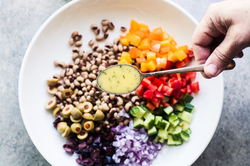 Lucky Black-eyed Pea Salad for the New Year! Recipe | HeyFood — heyfoodapp.com