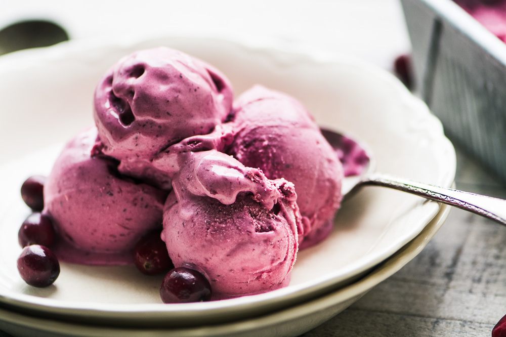 No Churn Cranberry Ice Cream Recipe | HeyFood — heyfoodapp.com