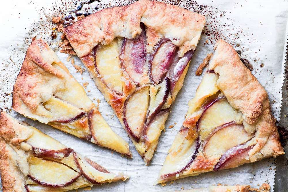 White Peach Frangipane Galette Recipe | HeyFood — heyfoodapp.com