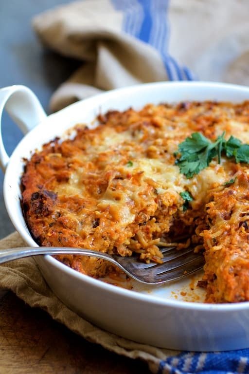 Spaghetti Pie with Three Cheeses Recipe | HeyFood — heyfoodapp.com