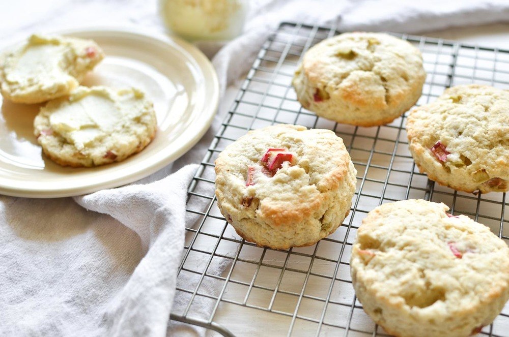 Rhubarb Scones Recipe | HeyFood — heyfoodapp.com