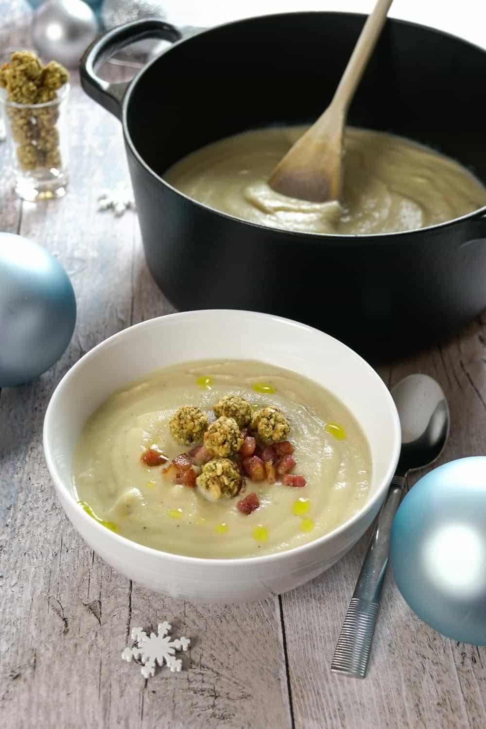 Festive Cauliflower and Truffle Soup Recipe | HeyFood — heyfoodapp.com
