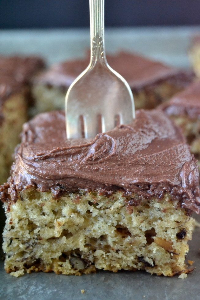 Banana Walnut Cake with Mocha Buttercream Recipe | HeyFood — heyfoodapp.com