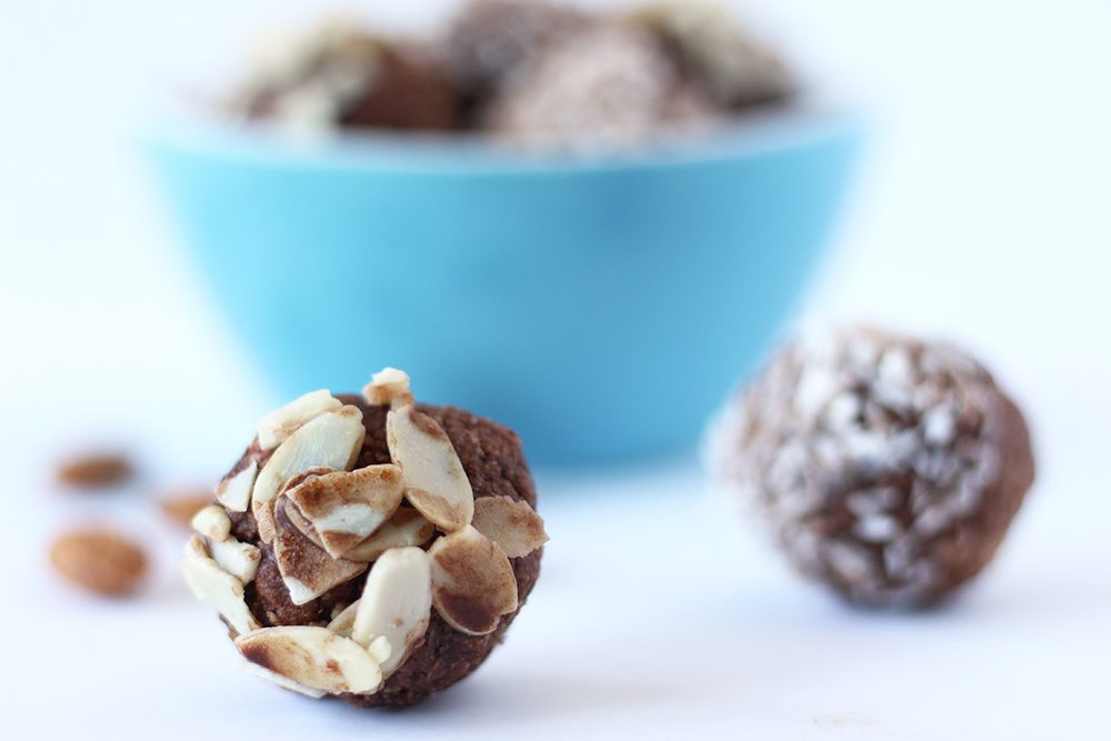 Coconut Almond Bliss Balls (Raw, Vegan, GF) Recipe | HeyFood — heyfoodapp.com