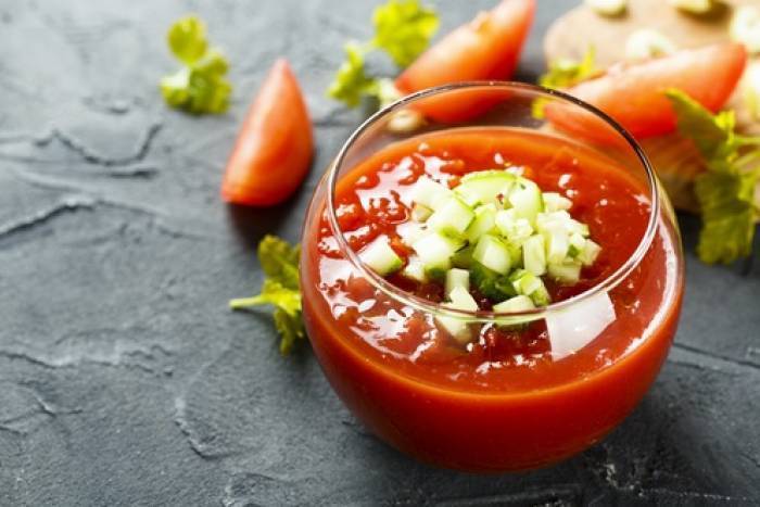 Gaspacho Tomate, Poivron Et Concombre Recipe | HeyFood — heyfoodapp.com