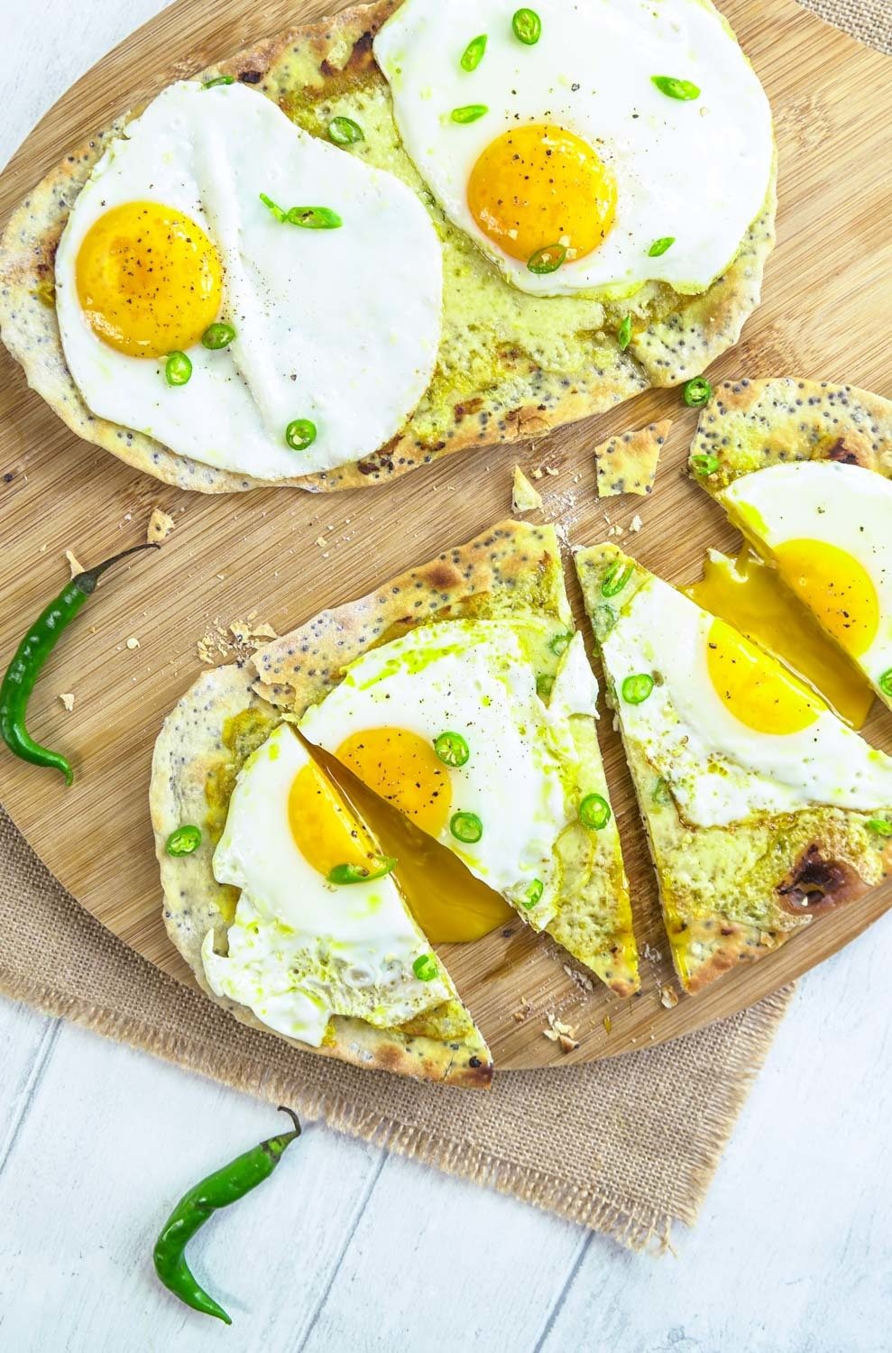 Indian Egg Flatbreads Recipe | HeyFood — heyfoodapp.com