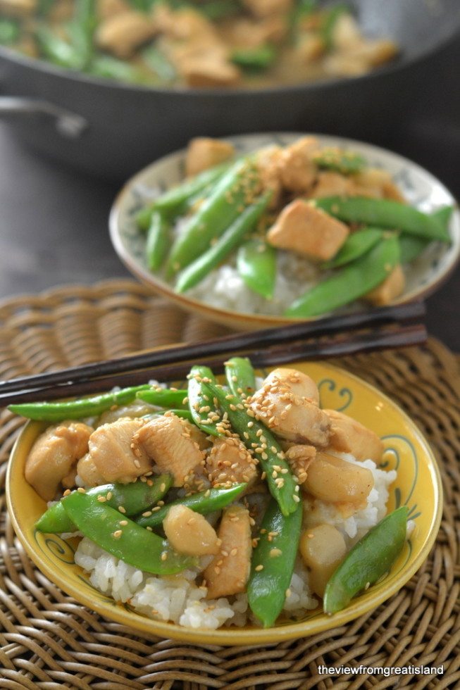 Chicken with Snow Peas Recipe | HeyFood — heyfoodapp.com