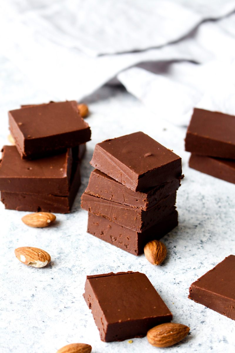 2 Ingredient Chocolate Almond Butter Fudge Recipe | HeyFood — heyfoodapp.com