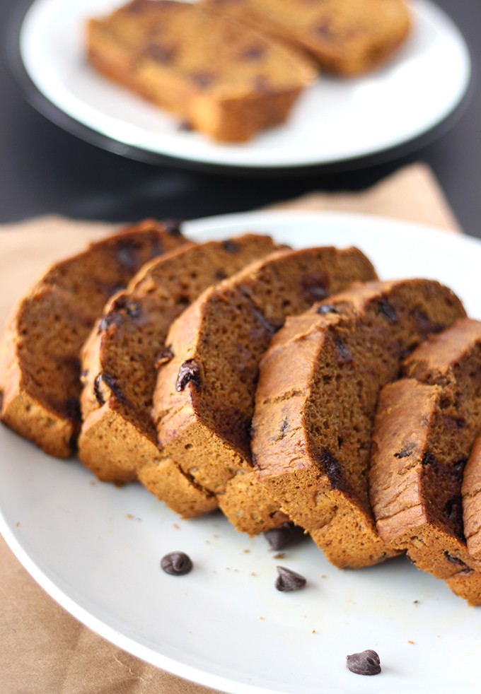 Vegan Chocolate Chip Pumpkin Loaf Recipe | HeyFood — heyfoodapp.com