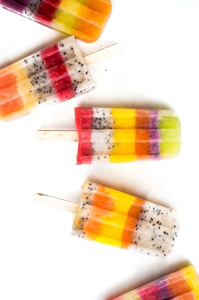 Rainbow Popsicles Recipe (Easy Dessert)