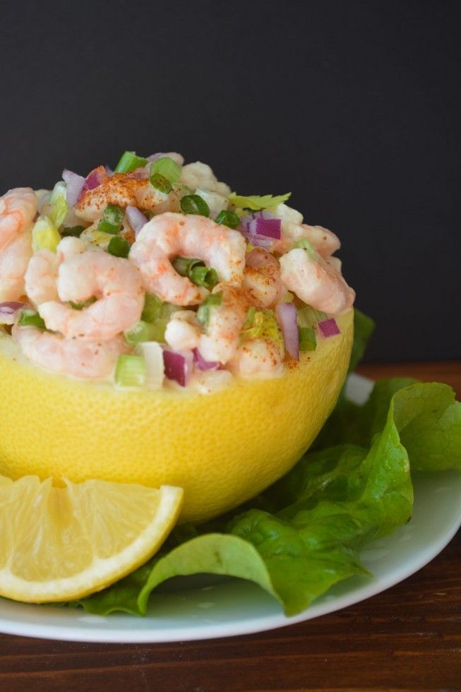 Shrimp Salad with Grapefruit Mayonnaise Recipe | HeyFood — heyfoodapp.com