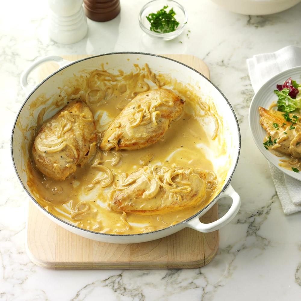 Creamy Dijon Chicken Recipe | HeyFood — heyfoodapp.com